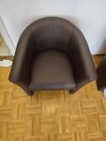 Fauteuils marron  excellent etat