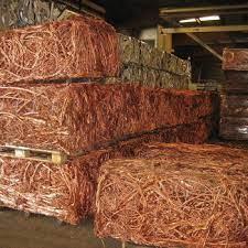 3200 Tonnes de Déchets de cuivre en Câbles dénudés