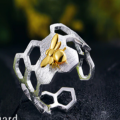 Bague nid d'abeille