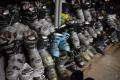 600 paires de skis et shoes occasion F-H-Kids à Leysin