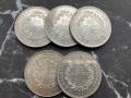 Lot 50 Francs Hercule Argent (10 pièces)