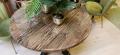Table ronde bois massif